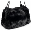 Kožušinová kabelka 28x19 cm - čierna Kožušinová kabelka 28x19 cm - čierna