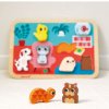 Janod Drevené vkladacie puzzle pre najmenších Domáci miláčikovia Chunky Janod Drevené vkladacie puzzle pre najmenších Domáci miláčikovia Chunky