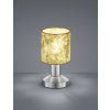 Trio - GARDA Trio - stolná lampa - zlatý textil + kov - 180mm Trio - GARDA Trio - stolná lampa - zlatý textil + kov - 180mm