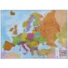 Manutan Politická mapa Európy, 170 x 124 cm, obojstranne laminovaná, prichytenie na očká Manutan Politická mapa Európy, 170 x 124 cm, obojstranne laminovaná, prichytenie na očká