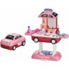 Dievčenský kozmetický salón v aute 2 v 1 BABY MIX Dievčenský kozmetický salón v aute 2 v 1 BABY MIX