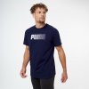 PUMA PUMA pánske fitness tričko s krátkym rukávom tmavomodré S PUMA PUMA pánske fitness tričko s krátkym rukávom tmavomodré S