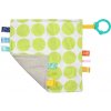 Bright Starts Dečka maznacia na C krúžku Little Taggies fialové bodky Bright Starts Dečka maznacia na C krúžku Little Taggies fialové bodky