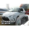Deflektory na Citroen DS3, 3-dverová, r.v.: 2010 - Deflektory na Citroen DS3, 3-dverová, r.v.: 2010 -