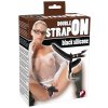 You2Toys Double Strap-On systém silikónový čierny nastaviteľný You2Toys Double Strap-On systém silikónový čierny nastaviteľný