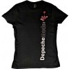 Depeche Mode Violator Side Rose Black S Dámske Tričko Depeche Mode Violator Side Rose Black S Dámske Tričko