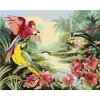 Zuty – Maľovanie podľa čísel – Papagáj Ara a kvety vedľa rieky a chaty (D. Rusty Rust), 40 × 50 cm, plátno 8596530179726 Zuty – Maľovanie podľa čísel – Papagáj Ara a kvety vedľa rieky a chaty (D. Rusty Rust), 40 × 50 cm, plátno 8596530179726