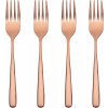 Butlers QUEENS Dezertné vidličky set 4 ks - ružová zlatá Butlers QUEENS Dezertné vidličky set 4 ks - ružová zlatá