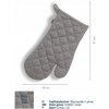 KELA Chňapka rukavice do rúry Puro 55% bavlna/45% ľan šedá 31,0 x 18,0 cm KELA Chňapka rukavice do rúry Puro 55% bavlna/45% ľan šedá 31,0 x 18,0 cm
