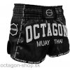 Muay Thai trenky - Octagon - čierne Muay Thai trenky - Octagon - čierne