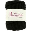 Natana Macrame String 5mm čierna 06 Natana Macrame String 5mm čierna 06