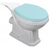 AQUALINE - ANTIK WC kombi misa, 35x72cm, zadný odpad, biela AK107-432 AQUALINE - ANTIK WC kombi misa, 35x72cm, zadný odpad, biela AK107-432