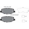 Sada brzdových platničiek kotúčovej brzdy TEXTAR 2460201 Sada brzdových platničiek kotúčovej brzdy TEXTAR 2460201