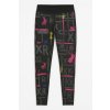 Factory Dámske športové legíny s farebným graffiti vzorom – čierne Farba: Čierna, Veľkosť: S Factory Dámske športové legíny s farebným graffiti vzorom – čierne Farba: Čierna, Veľkosť: S