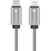 FORCELL F-ENERGY Kovový kábel C238 USB-C na Lightning PD 3A 27W 2 m strieborný FORCELL F-ENERGY Kovový kábel C238 USB-C na Lightning PD 3A 27W 2 m strieborný