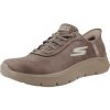 Skechers Nízke tenisky GO WALK FLEX - MALI SLIP-INS Hnedá Skechers Nízke tenisky GO WALK FLEX - MALI SLIP-INS Hnedá