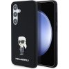 Karl Lagerfeld Silicone (KLHCS24SSMHKNPK) kryt na Samsung Galaxy S24 – Ikonik kovový odznak Karl Lagerfeld Silicone (KLHCS24SSMHKNPK) kryt na Samsung Galaxy S24 – Ikonik kovový odznak