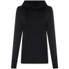 Just Cool Dámska mikina s vysokým golierom s kapucňou Cool čierna