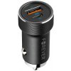 Forever CC-06 autonabíjačka 20W (USB-C PD + USB-A QC) – čierna CC-06 Forever CC-06 autonabíjačka 20W (USB-C PD + USB-A QC) – čierna CC-06