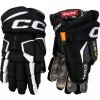CCM Tacks AS-V JR 10 Black/White Hokejové rukavice