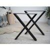 Treesome Robustní Železná Industrial Podnož Stolová Noha do X 2ks Černá Rozměr: Š 80 x V 72 cm Treesome Robustní Železná Industrial Podnož Stolová Noha do X 2ks Černá Rozměr: Š 80 x V 72 cm