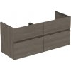 Ideal Standard Finesse - Umývadlová skrinka, 120x44x55 cm, 4 zásuvky, Dark Elm E3390UR Ideal Standard Finesse - Umývadlová skrinka, 120x44x55 cm, 4 zásuvky, Dark Elm E3390UR