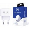 3mk Hyper Charger 35W 2x USB-C nástenná Nabíjačka - biela 3mk Hyper Charger 35W 2x USB-C nástenná Nabíjačka - biela