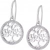 Lotus Silver Strieborné náušnice pre ženy s čírymi zirkónmi Strom života LP1746-4 / 1 Lotus Silver Strieborné náušnice pre ženy s čírymi zirkónmi Strom života LP1746-4 / 1