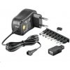 Goobay Univerzální napájecí adaptér 230V/3-12V stejnosměrný 600mA ppadapter-45