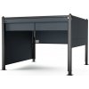 Blumfeldt Pantheon Cortina altánok so strechou 3 x 4 m 4 bočné diely sivý GDW8-Pantheon Cortin
