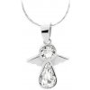 JSB Bijoux Náhrdelník Anjel s krištáľovými kameňmi Swarovski JSB Bijoux Náhrdelník Anjel s krištáľovými kameňmi Swarovski