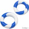 California Exotics Admiral 2 Ring Set Blue
