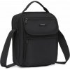 KONO pánska crossbody taška viacpriehradková čierna