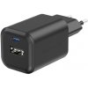 45W EU adaptér / nabíjačka SWISSTEN GaN - mini verzia - USB-C + USB-A - čierna 45W EU adaptér / nabíjačka SWISSTEN GaN - mini verzia - USB-C + USB-A - čierna