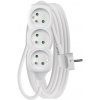 EMOS Predlžovací kábel 5 m / 3 zásuvky / biely / PVC / 1,5 mm2 P0315R EMOS Predlžovací kábel 5 m / 3 zásuvky / biely / PVC / 1,5 mm2 P0315R