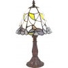 Clayre & Eef Stolná lampa Tiffany so zdobenou nohou Pinia - Ø 20*34 cm E14/max 1*25W - Clayre & Eef Clayre & Eef Stolná lampa Tiffany so zdobenou nohou Pinia - Ø 20*34 cm E14/max 1*25W - Clayre & Eef