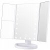 KOZMETICKÉ ZRKADLO NA MAKE-UP SKLADACIE 22 LED OSVETLENIE 3X ZVÄČŠENIE! KOZMETICKÉ ZRKADLO NA MAKE-UP SKLADACIE 22 LED OSVETLENIE 3X ZVÄČŠENIE!