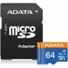 ADATA microSDXC 64GB UHS-I U1 + adapter AUSDX64GUICL10-RA1 ADATA microSDXC 64GB UHS-I U1 + adapter AUSDX64GUICL10-RA1
