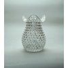 Váza 20cm - Hobnail - Ananás - krištáľ
