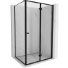 Mexen Mist-F T sprchový kút skladací pravý 80 x 120 cm, čierny rám, čierny - 8A6T-080-120-70-70-P Mexen Mist-F T sprchový kút skladací pravý 80 x 120 cm, čierny rám, čierny - 8A6T-080-120-70-70-P