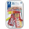 Farebné ceruzky, sada, šesťhranné, v plechovej krabičke, STAEDTLER 175, 36 rôznych farieb Farebné ceruzky, sada, šesťhranné, v plechovej krabičke, STAEDTLER 175, 36 rôznych farieb