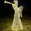 Vonkajší XXL LED anjel s trúbkou 105 cm s flash efektom bílá studená s bílá studená flash Vonkajší XXL LED anjel s trúbkou 105 cm s flash efektom bílá studená s bílá studená flash