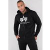 Mikina Alpha Industries Basic Zip Hoody black M Mikina Alpha Industries Basic Zip Hoody black M