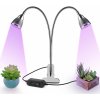HIBRIGHT PROFI LED lampa na všetky rastliny, 10W, dvojramenná, ružovo-modrá HIBRIGHT PROFI LED lampa na všetky rastliny, 10W, dvojramenná, ružovo-modrá
