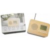 Batériové rádio FM Setty bambusové Batériové rádio FM Setty bambusové