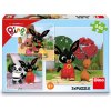 Dino Puzzle Bing sa hrá 3x55 dielikov Dino Puzzle Bing sa hrá 3x55 dielikov