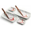 Japonský sushi set Crane 22x12,4 cm H2,5cm 6038841 Japonský sushi set Crane 22x12,4 cm H2,5cm 6038841