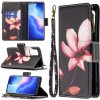 Peňaženkové kožené puzdro DRAWING na Oppo Reno 5 5G - Lotus Peňaženkové kožené puzdro DRAWING na Oppo Reno 5 5G - Lotus