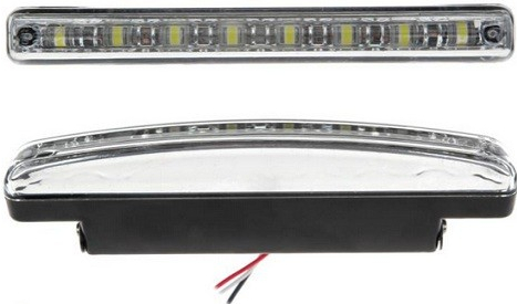 VIPOW LED denné svietenie DRL 808 AS, C-2 (160mm) + zabudované relé URZ3329