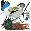 Juskys Záhradný trakař Juskys | Objem 100 litrov | 210 kg | Pneumatiky s kovovým ráfikom | Pozinkovaná vaňa - prijateľné Juskys Záhradný trakař Juskys | Objem 100 litrov | 210 kg | Pneumatiky s kovovým ráfikom | Pozinkovaná vaňa - prijateľné